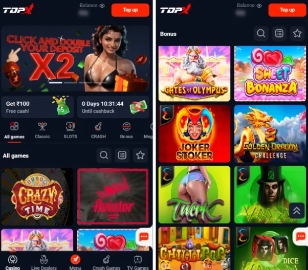 topx app games Bangladesh